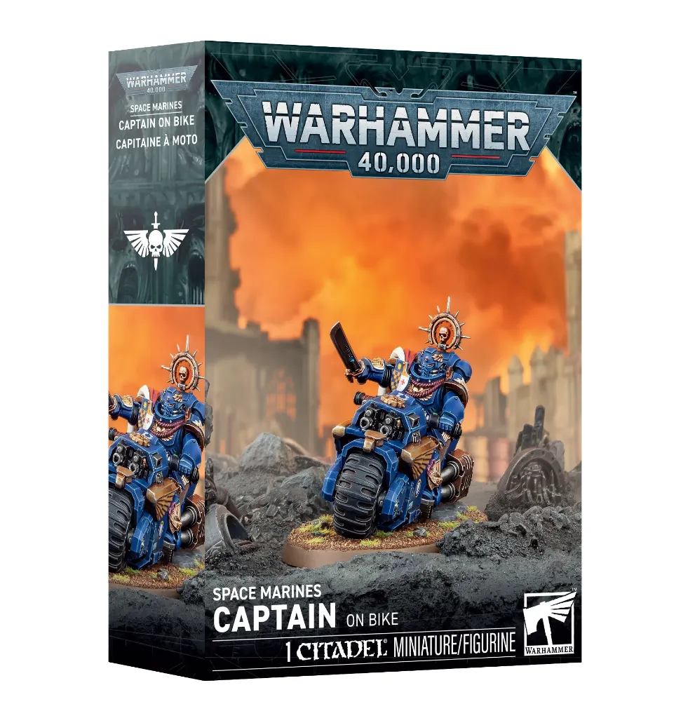 [GW001472] Space Marines: Captain On Bike