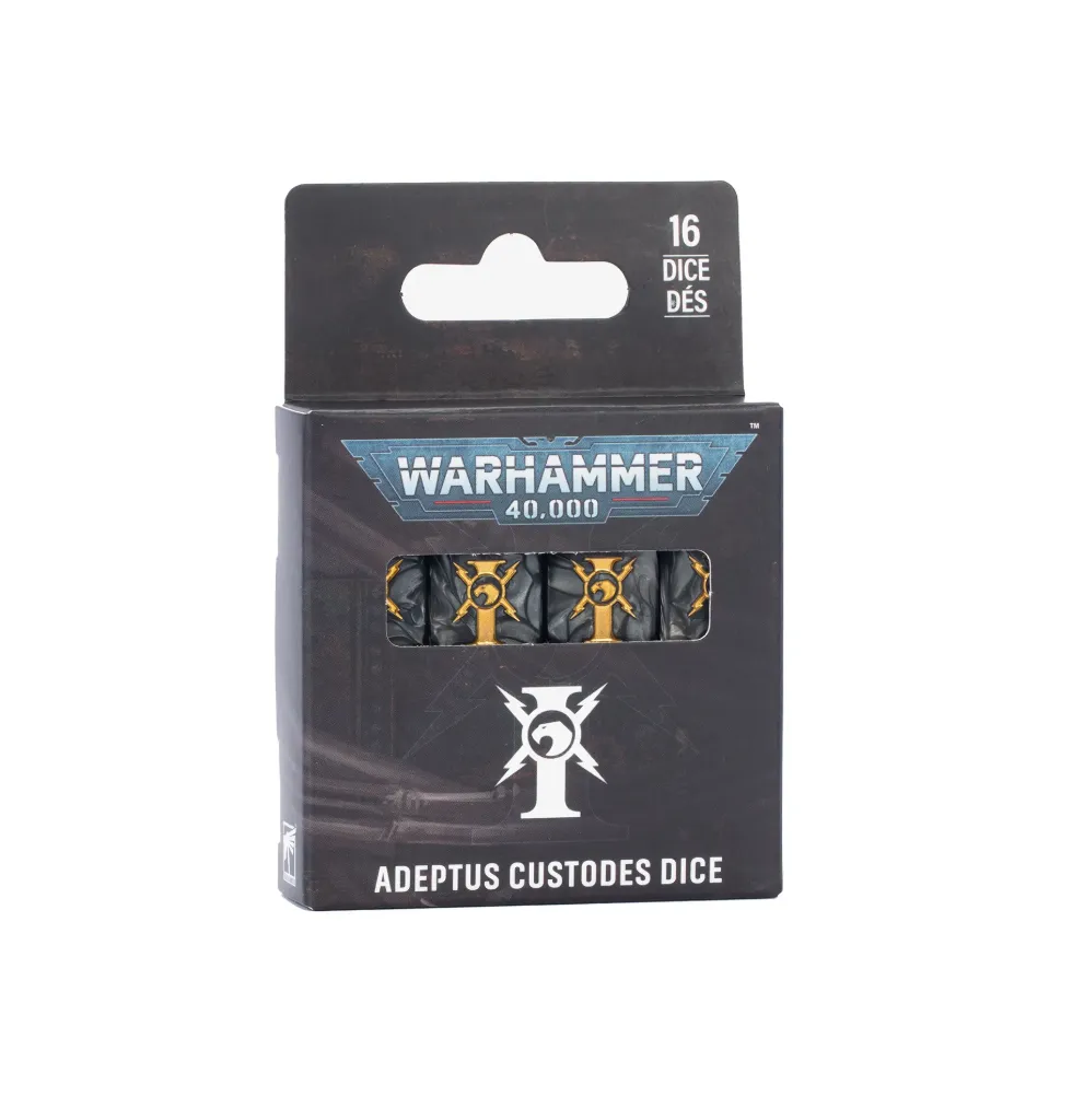 [GW001485] Warhammer 40000: Adeptus Custodes Dice