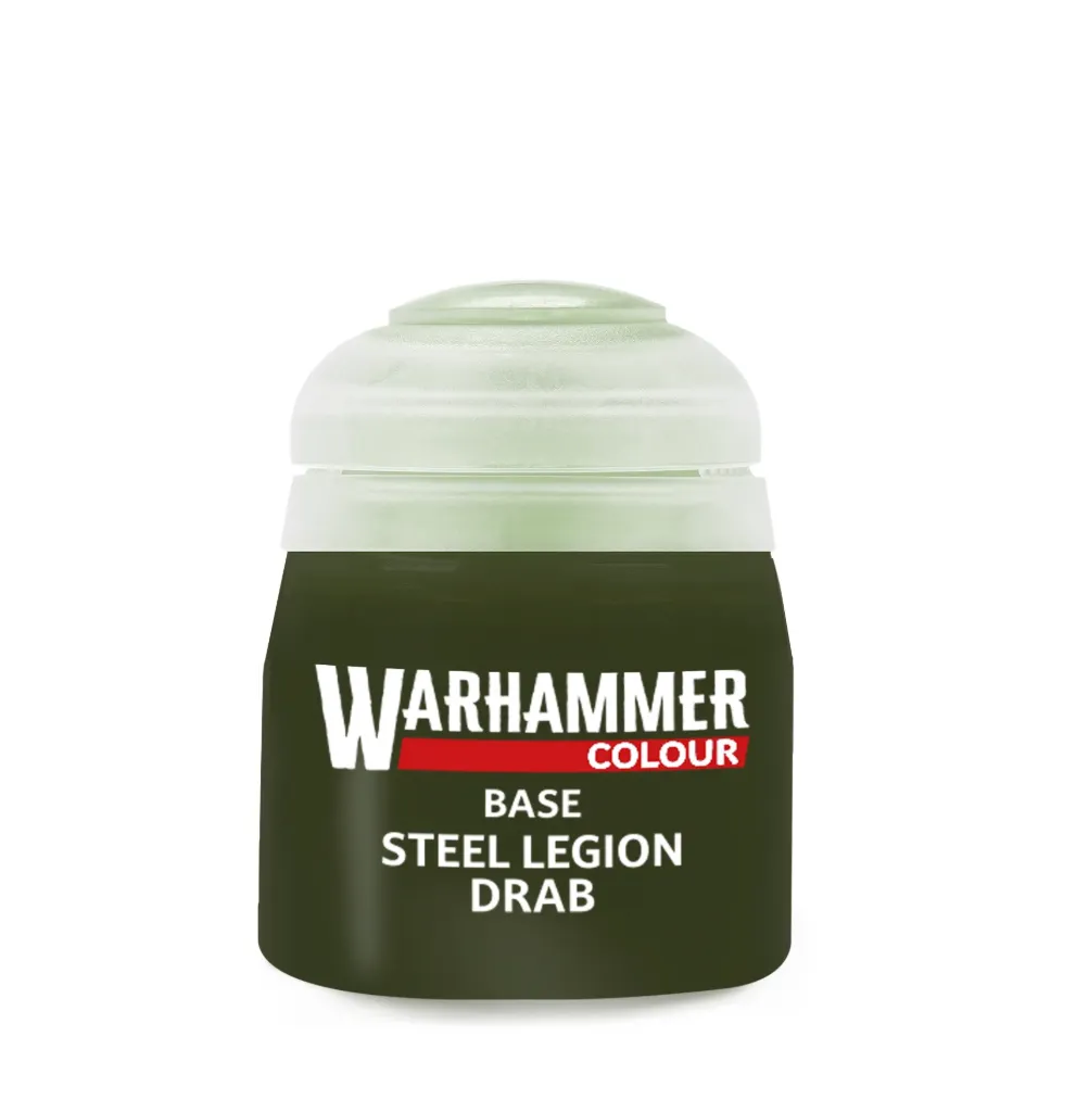 [GW001525] Base: Steel Legion Drab (Warhammer)