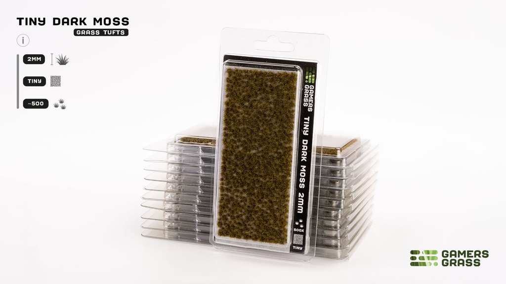 Tiny Tufts Dark Moss