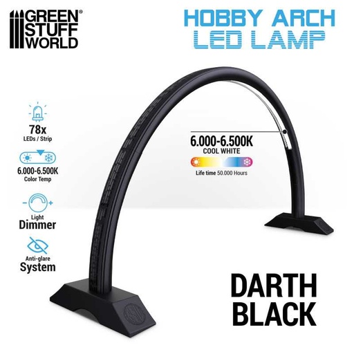 [GSW 0038] Hobby Arch LED Lamp - Darth Black