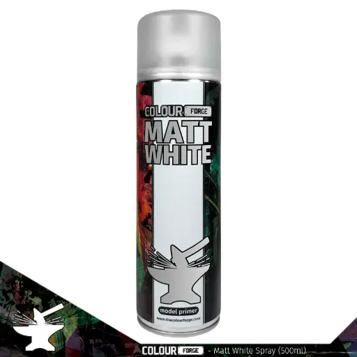 [PKPRO11] Colour Forge Spray: Matt White 500ml)
