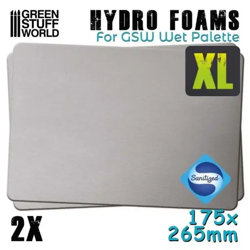 [GSW 0106] HYDRO FOAM Sheet XL (2 stuks)