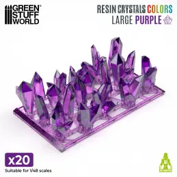 [GSW 0136] Resin PURPLE Crystals(Large)