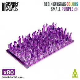 [GSW 0138] Resin PURPLE Crystals (Small)