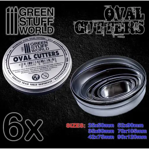 [GSW 0169] Oval cutters for bases