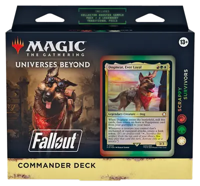[ASMO WOC D23510] Fallout Commander Deck - Scrappy Survivors