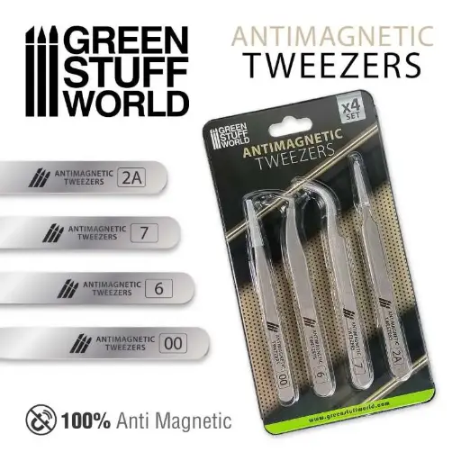 [GSW 0201] Anti Magnetic Tweezers (4 stuks)