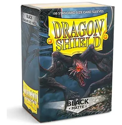 [ASMO DSAT-11002 ] Sleeves: Dragon Shield Matte Black
