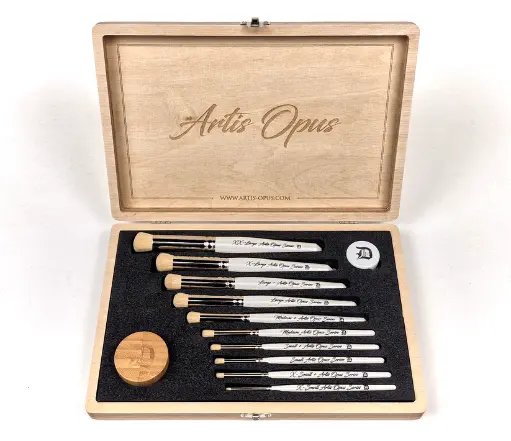 [AO-D-SET-10P] Artis Opus - Series D PLUS - DryBrush FULL Set (10 Brushes)