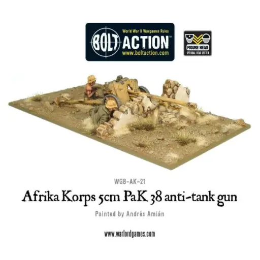 [GNS WGB-AK-21] Afrika Korps 5cm PaK 38 anti-tank gun